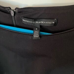 White House Black Market Elegant Black Blouse